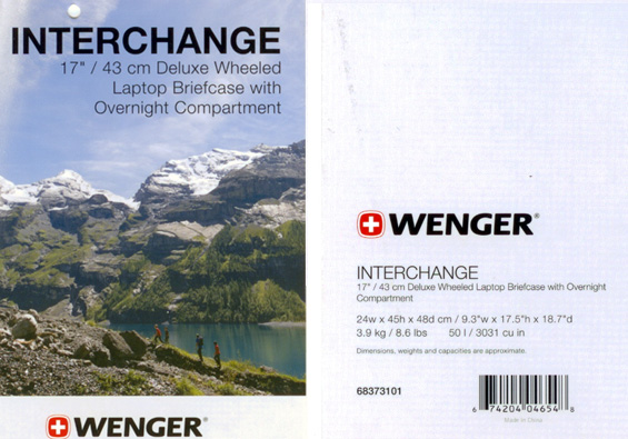 Wenger Interchange Notebook Koffer