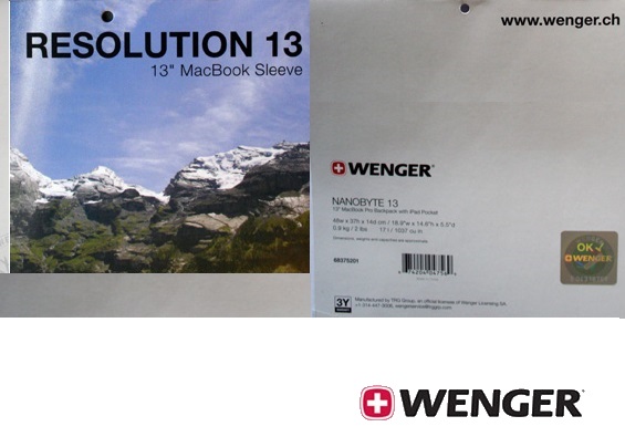 Wenger Resolution 13 Zoll MacBook Notebook-Hülle